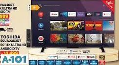 TOSHİBA 50UA2363DT 50 İNÇ 4 K ULTRA HD ANDROİD TV AKILLI TELEVİZYON